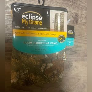 Room Darkening, Window Panel: Camo (84” length)